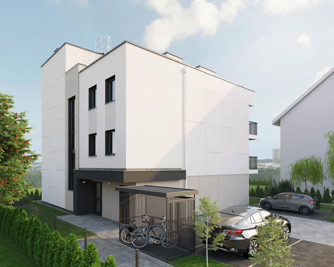 Widok inwestycji Kazimierza Wielkiego 61 – wizualizacja